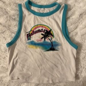 GARAGE Cropped “BAHAMAS” tee